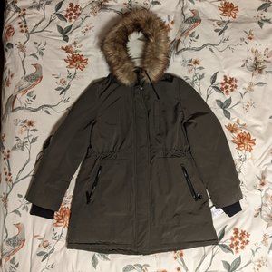 Women's Nine West Sherpa Lined Storm Weather Parka